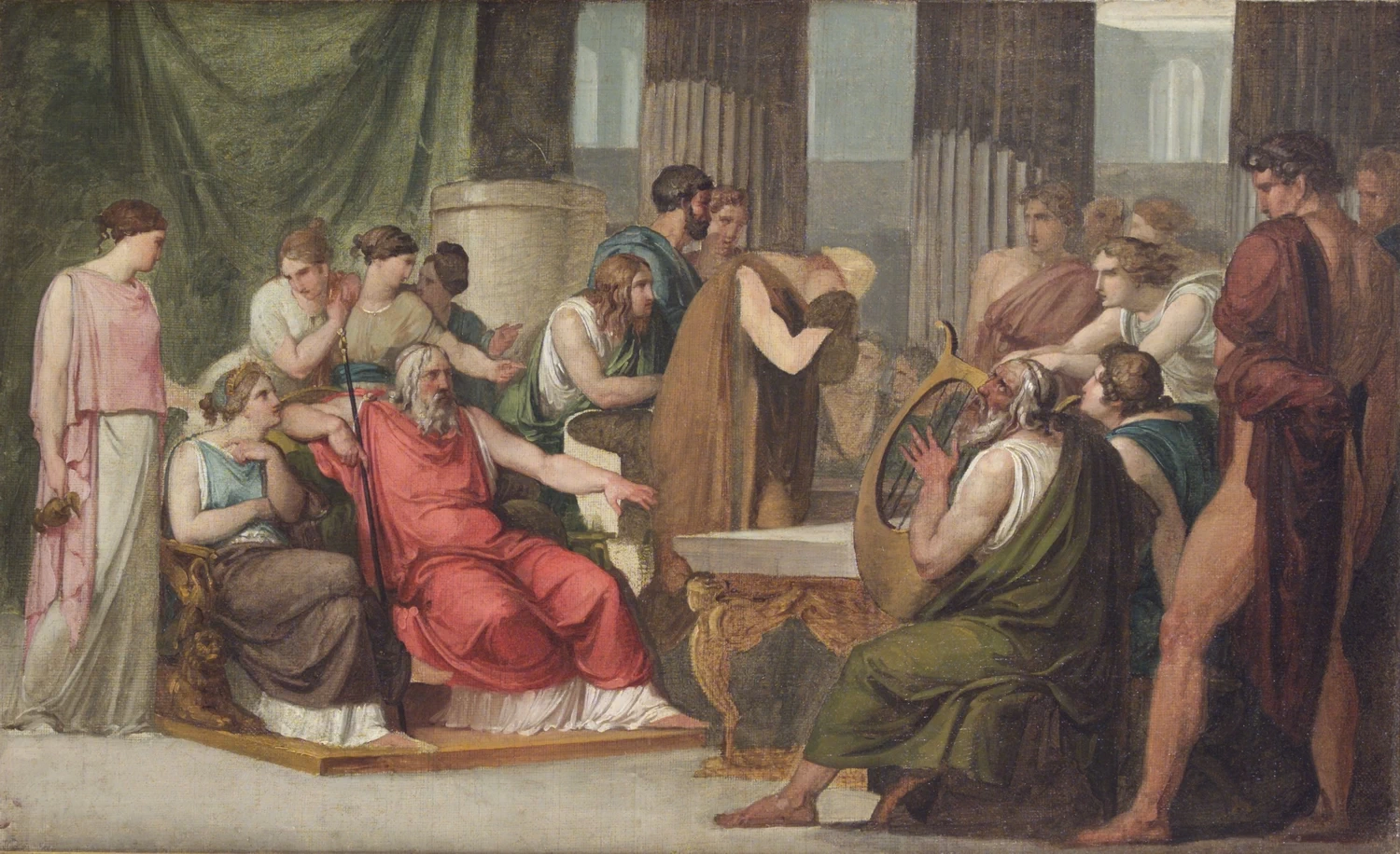 Ulisse alla corte di Alcinoo [1814 - 15 circa], Accademia Nazionale di San Luca, Roma
